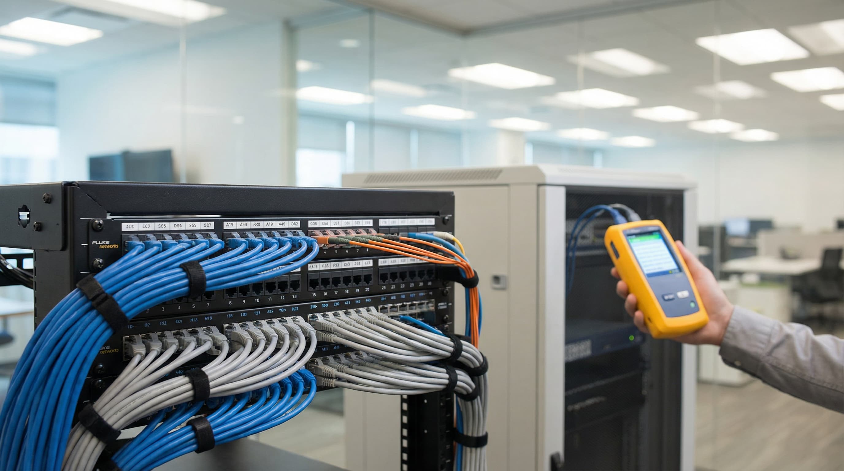 Featured image for Data Cabling Testing & Certification: UK Compliance Guide 2025